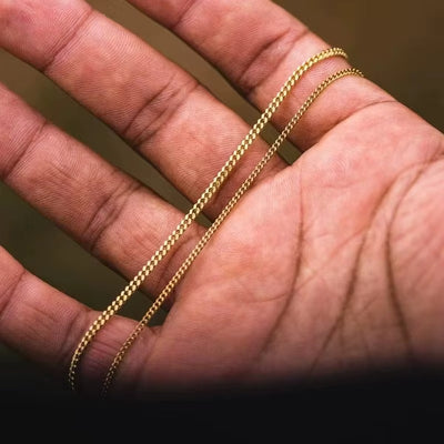 Bracciale Catena Cubana in Acciaio Inossidabile