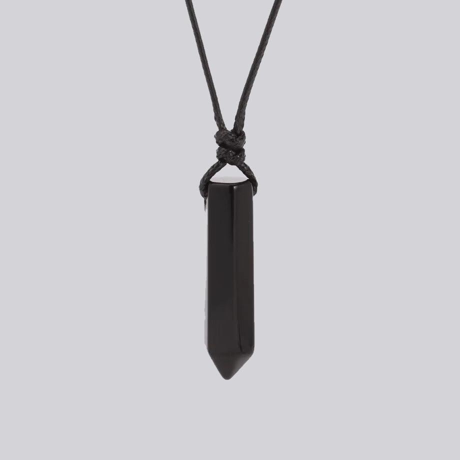 Collana con Cristallo Esagonale Naturale