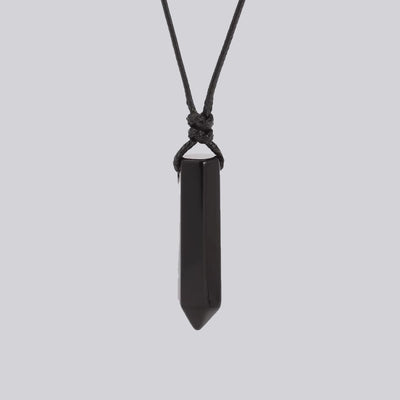 Collana con Cristallo Esagonale Naturale