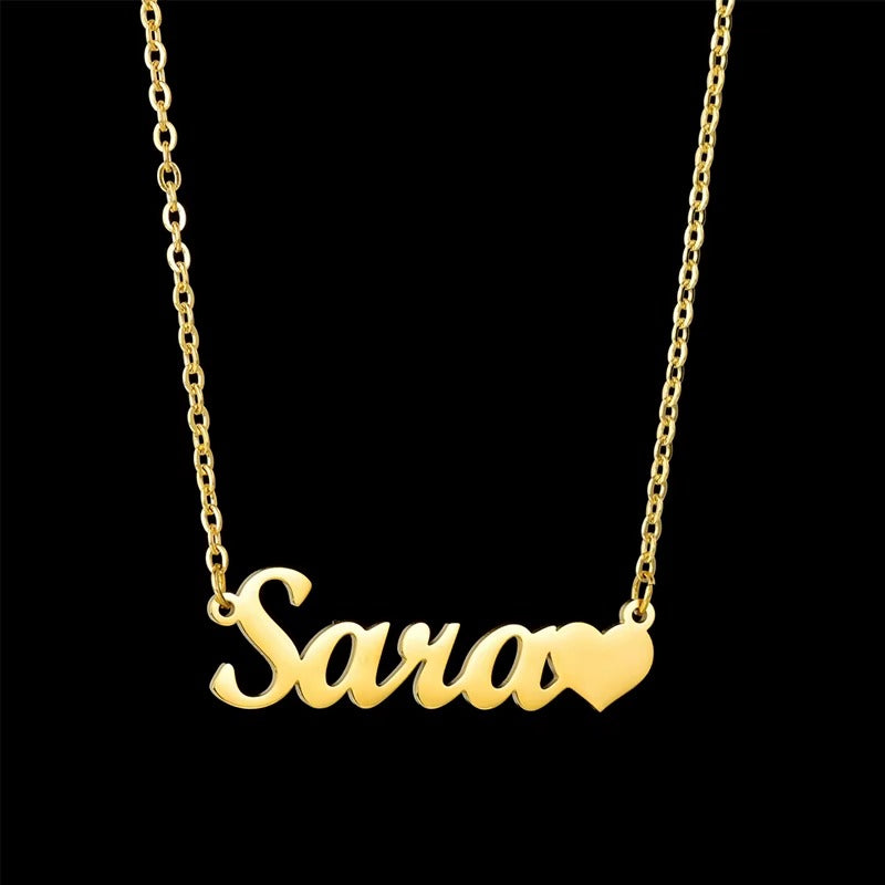 Collana Personalizzata con Cuore e Farfalla