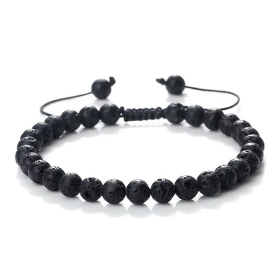 Braccialetto Ojo di Tigre & Lava Rock – Protezione Reiki