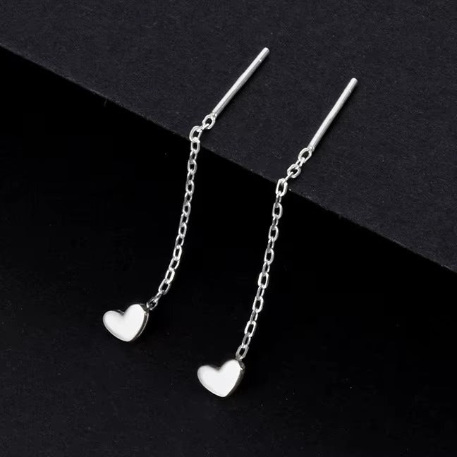 Orecchini in Argento 925 – Luna, Stella, Cuore & Trifoglio