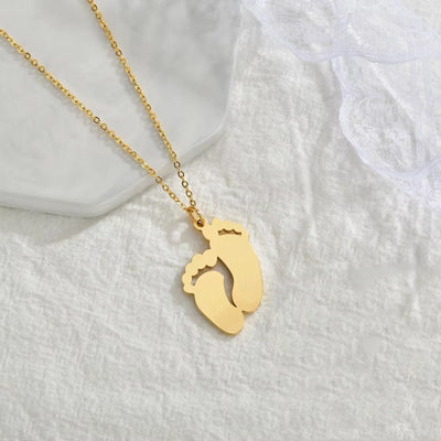 Collana Piedino con Nome Inciso