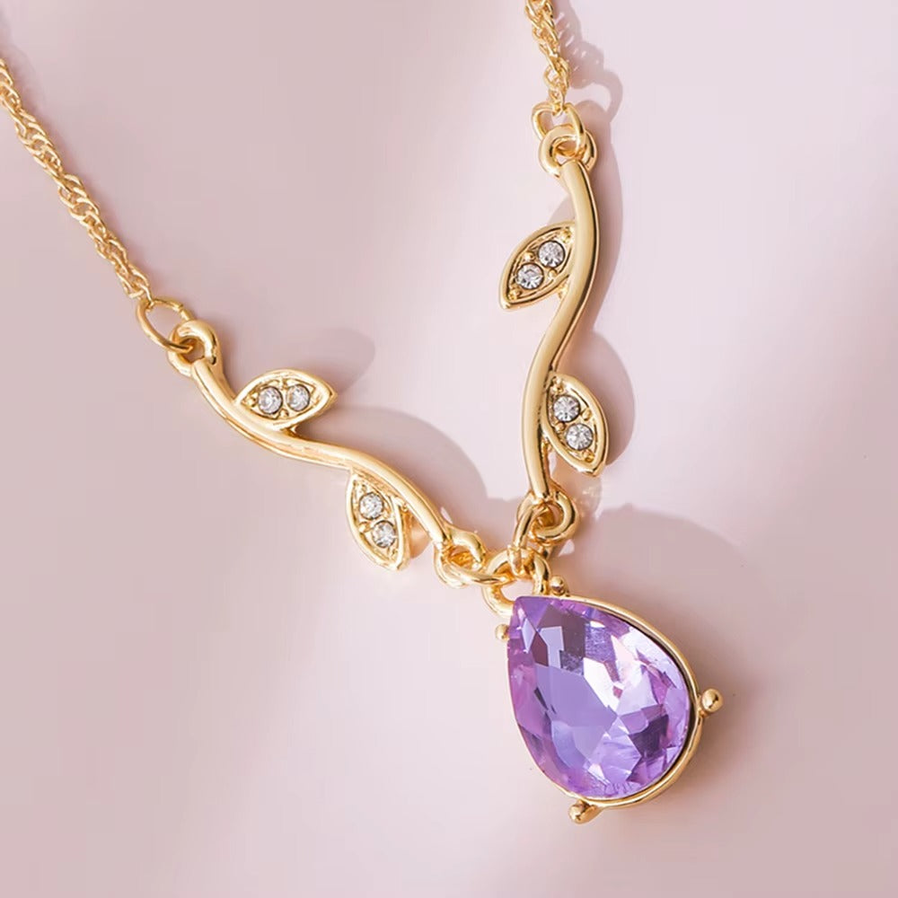 Collana Principessa con Cristallo Viola
