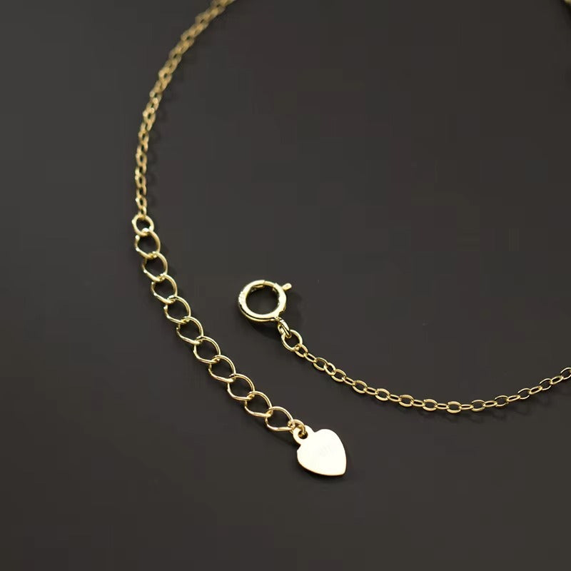 Bracciale Croce di Luce in Argento 925 con Zirconi – Minimal & Ultra Leggero