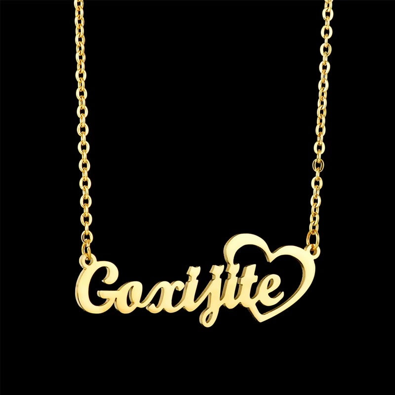 Collana Personalizzata con Cuore e Farfalla