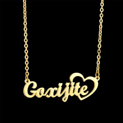 Collana Personalizzata con Cuore e Farfalla