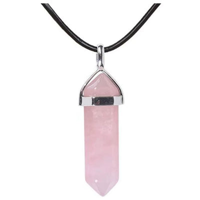 Collana Chakra Reiki in Pietra Naturale Esagonale