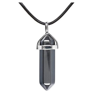 Collana Chakra Reiki in Pietra Naturale Esagonale