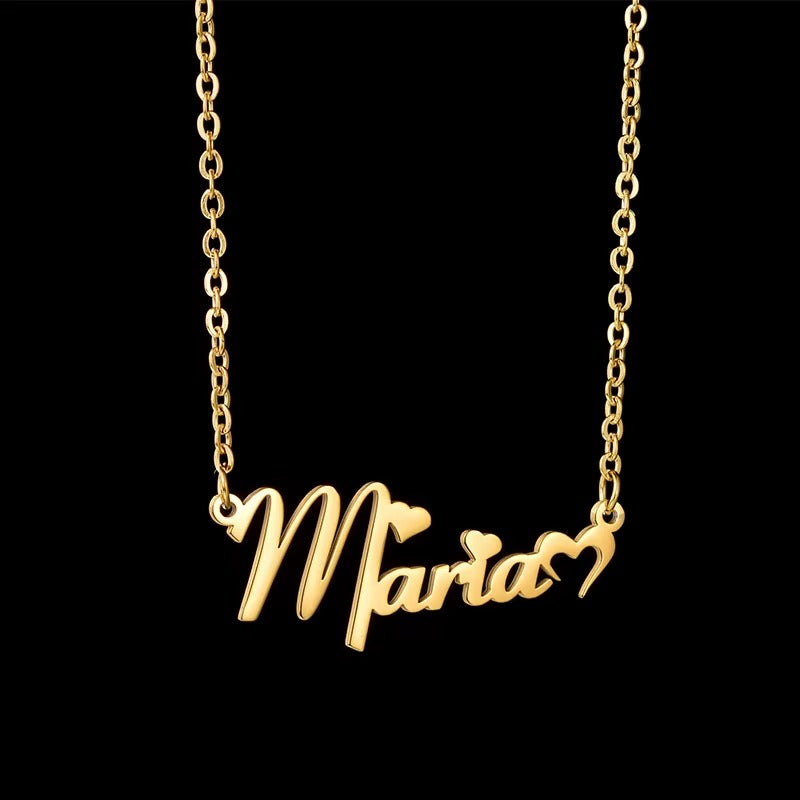 Collana Personalizzata con Cuore e Farfalla