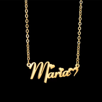 Collana Personalizzata con Cuore e Farfalla