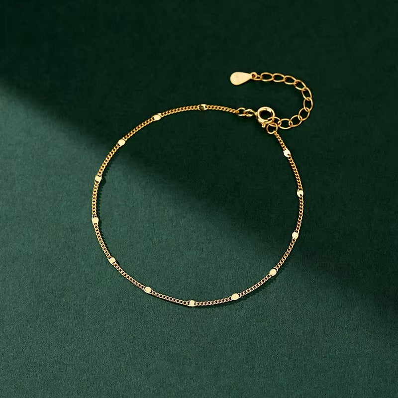 Bracciale con Ciondoli in Argento 925 e Placcatura Oro 18K