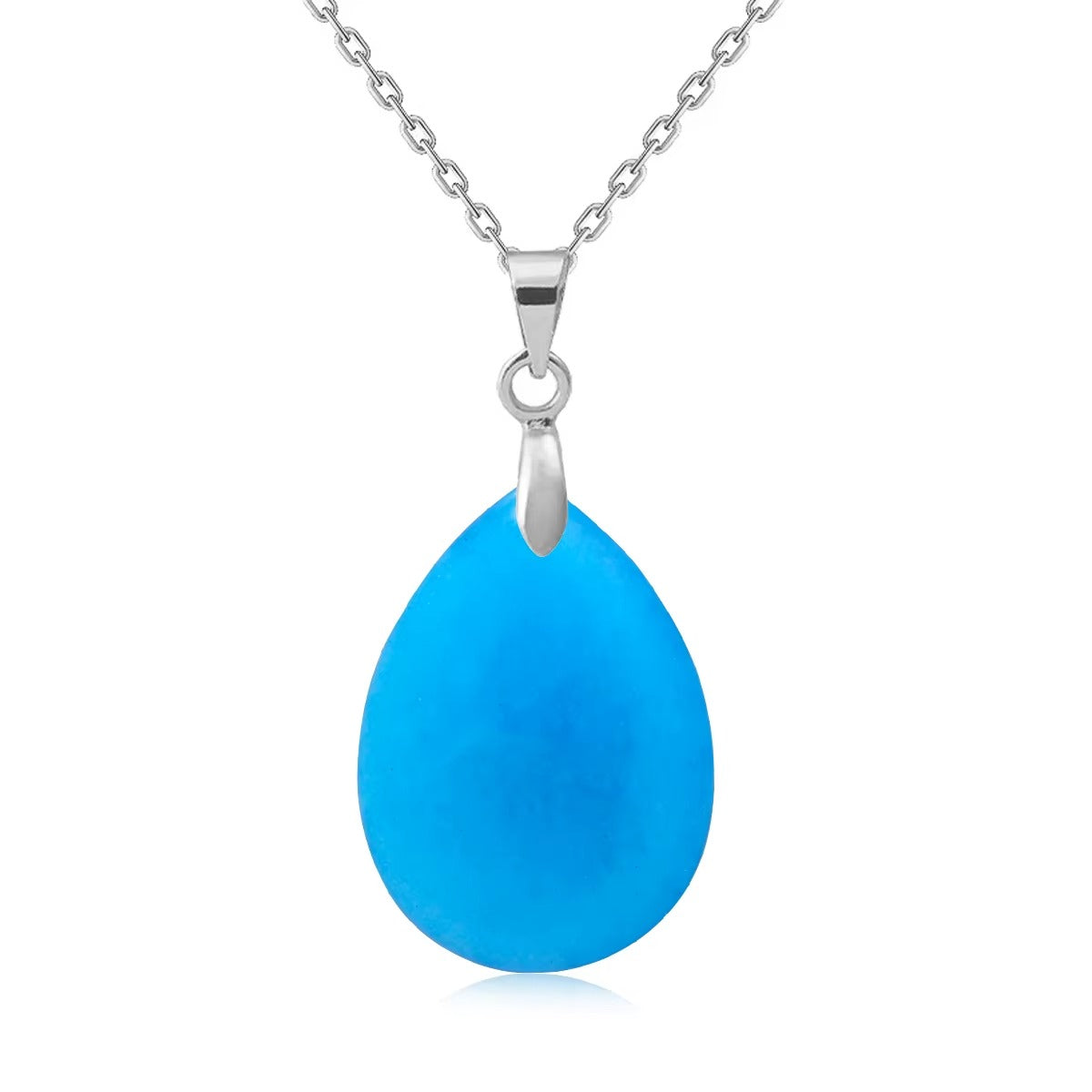 Collana Goccia di Pietra Naturale – Minimal Chic