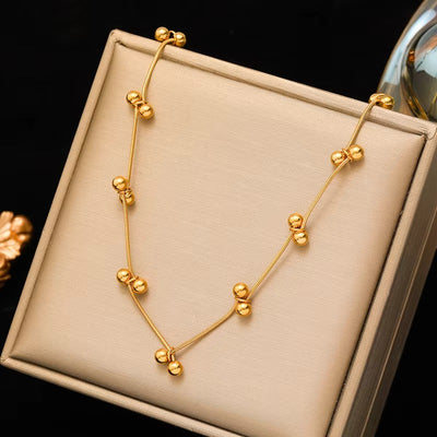 Collana con Zirconi Colorati Geometrici