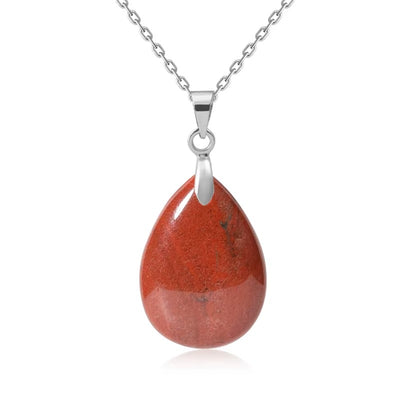 Collana Goccia di Pietra Naturale – Minimal Chic
