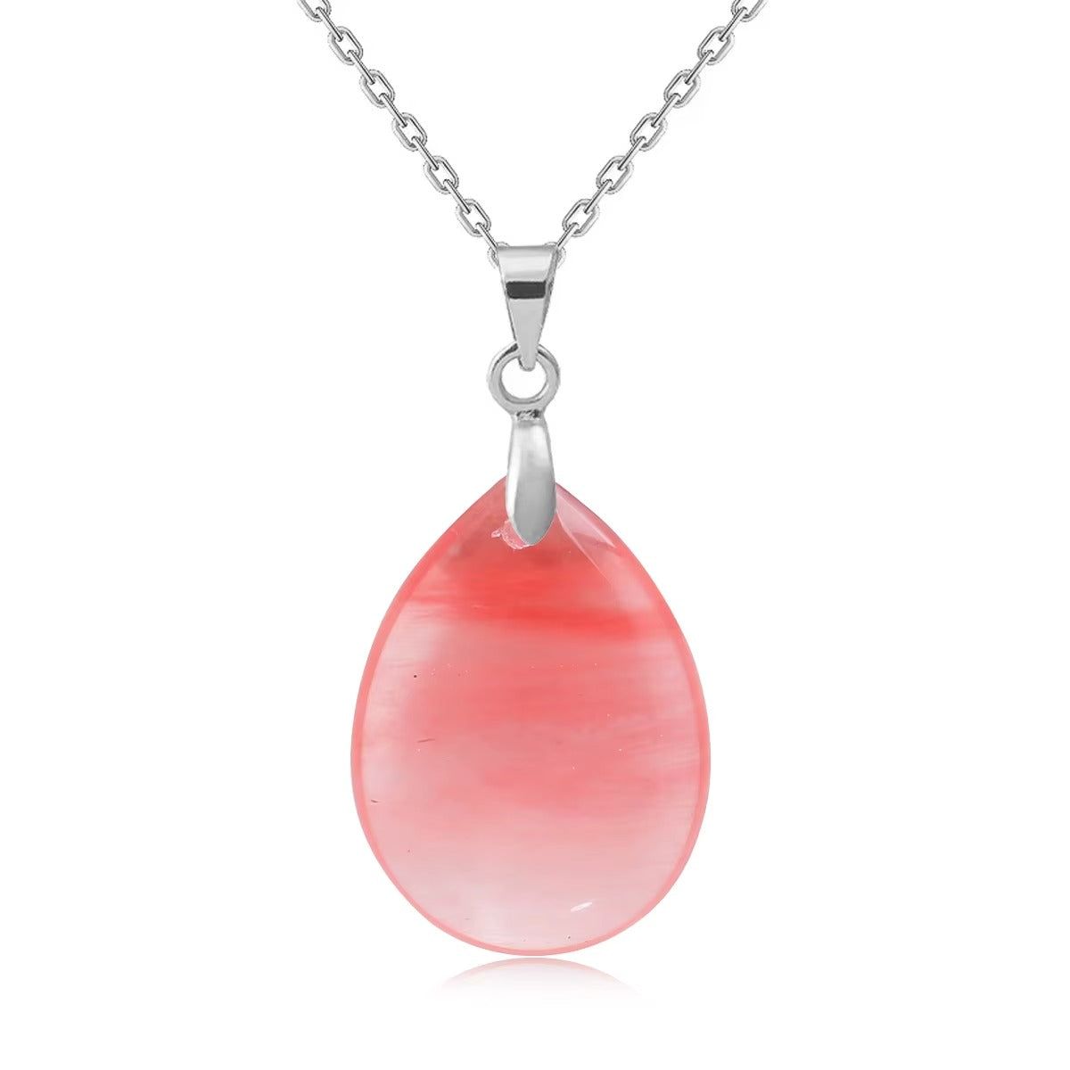 Collana Goccia di Pietra Naturale – Minimal Chic