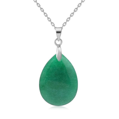 Collana Goccia di Pietra Naturale – Minimal Chic