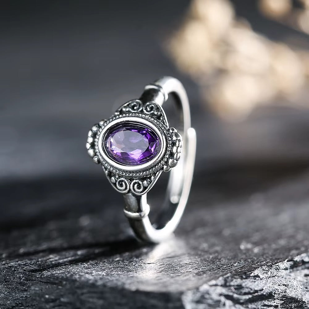 Anello in Argento 925 con Acquamarina Naturale – Eleganza senza tempo