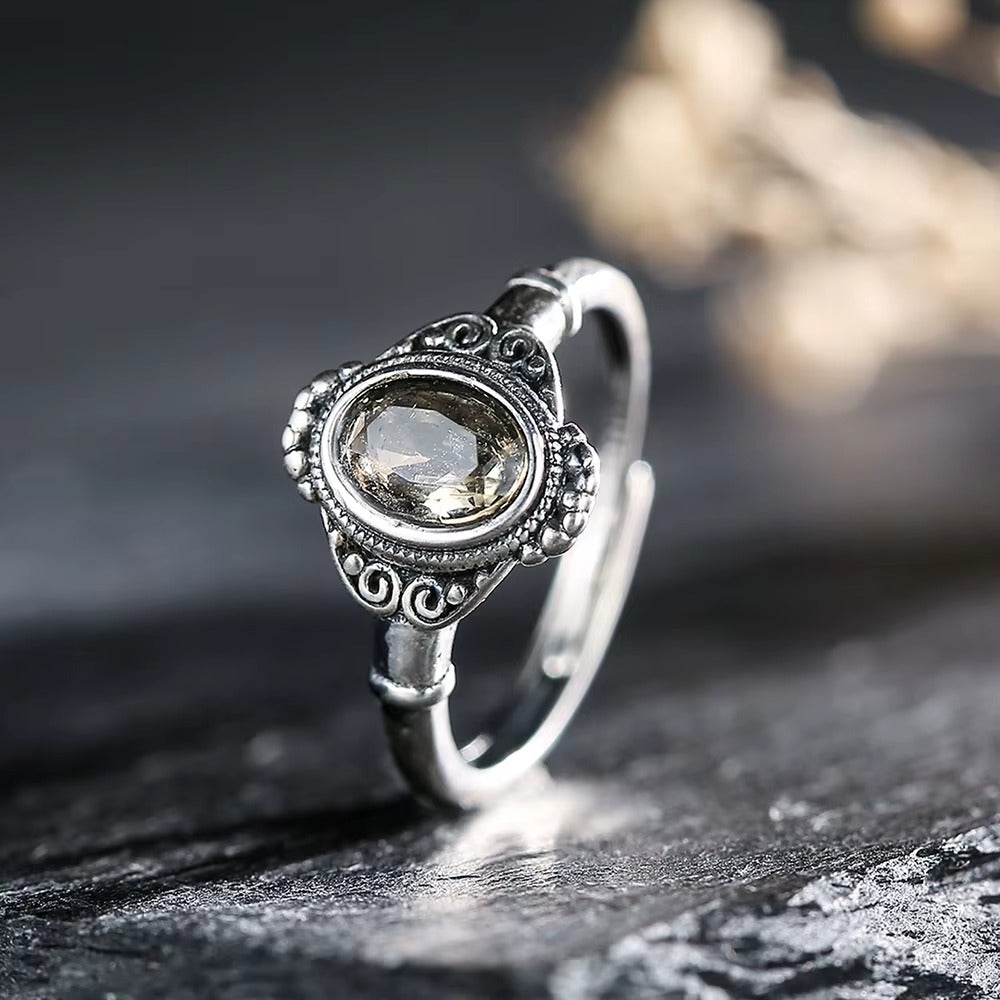Anello in Argento 925 con Acquamarina Naturale – Eleganza senza tempo