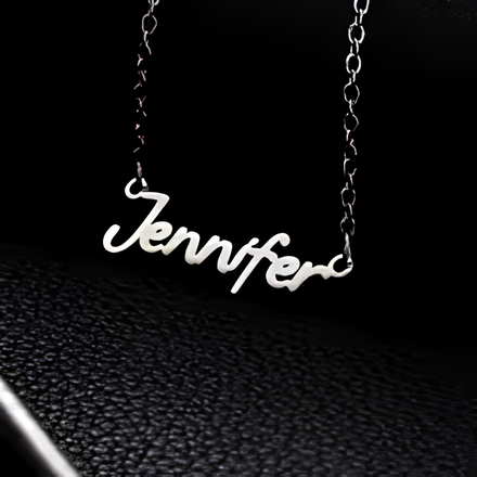 Collana con Nome Personalizzato in Acciaio Inossidabile